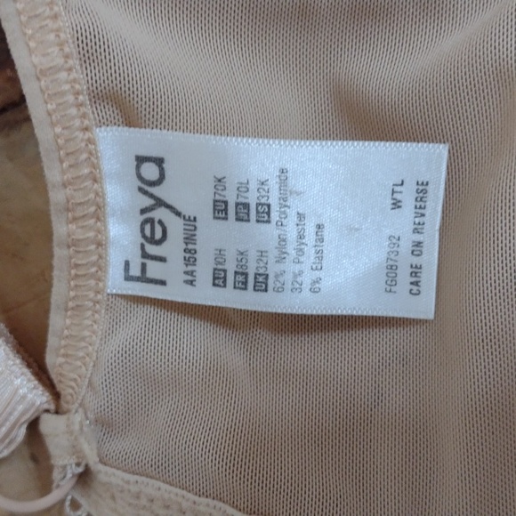 Freya Nude Underwire Maternity Nursing Bra AA1581 Size US 32K - Picture 7 of 8